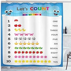 Kids shower curtain